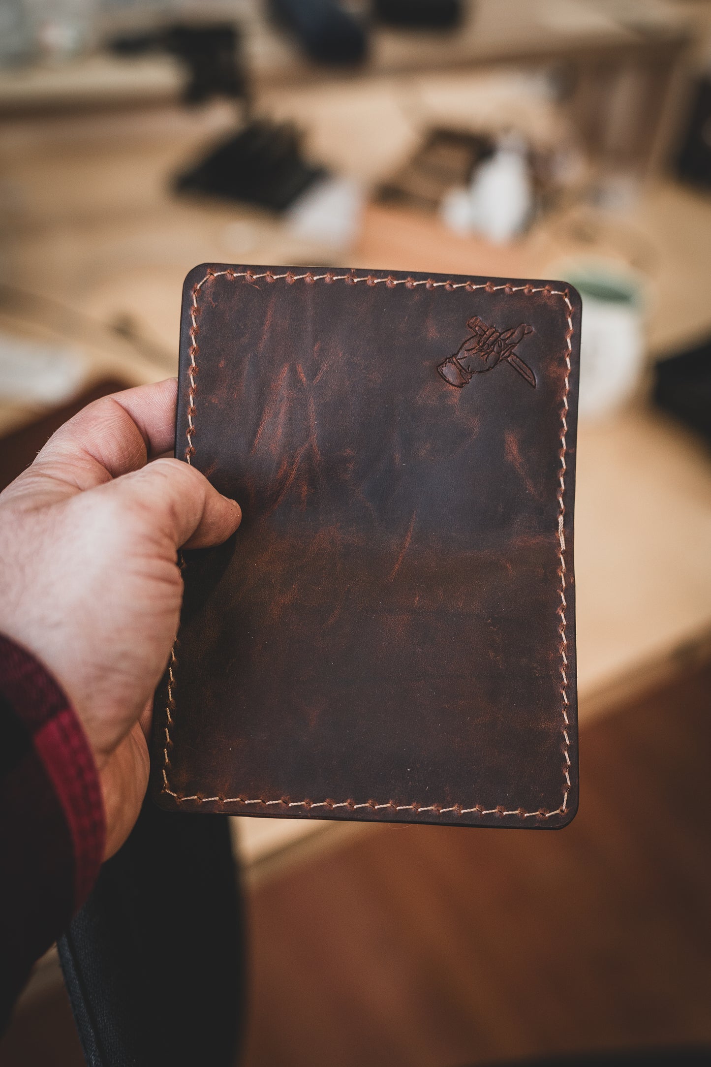 Bi-fold vertical 4 poche