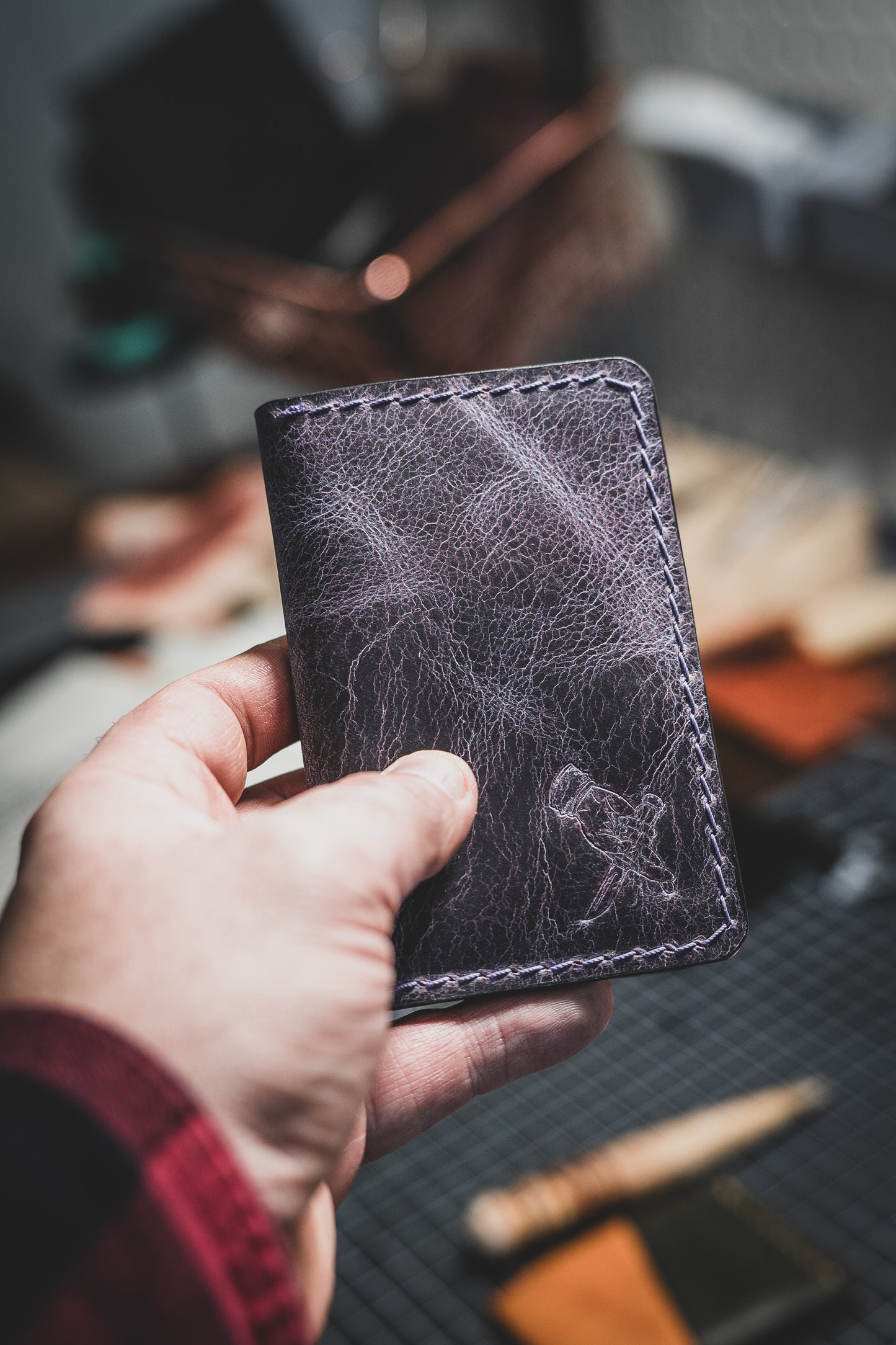 Bi-fold Vertical  6 poches