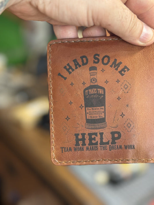 I had some help wallet